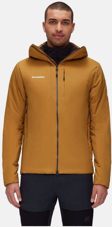 mammut Rime In Flex Hooded Jacket Men Geel