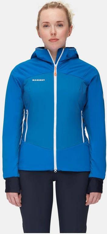 mammut Taiss Gevoerde Hybride Hooded Dames Jas Blauw