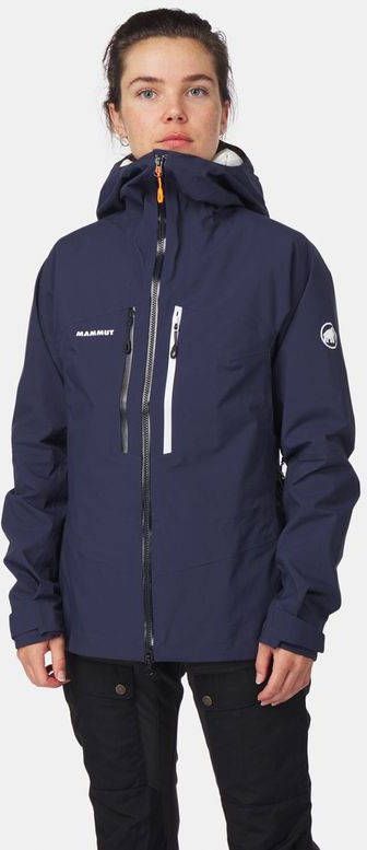 mammut Taiss Hs Hooded Hardshell Jas Dames Blauw