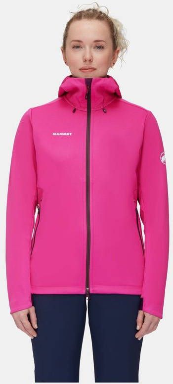 mammut Ultimate VII Hooded Softshell Jas Dames Roze