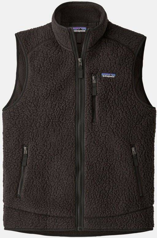 Patagonia Retro Pile Vest , Zwart, Heren