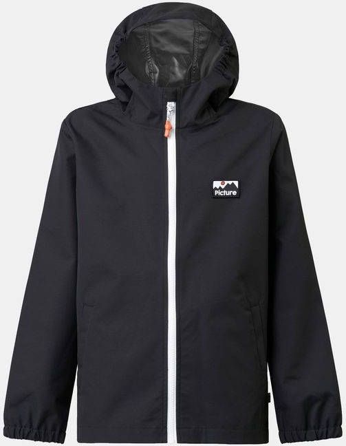 Picture Organic Clothing Geraldito Softshell Jas Junior Zwart