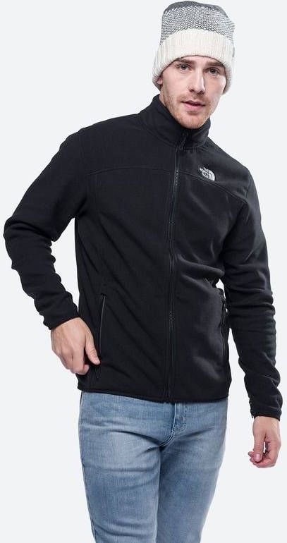 The North Face 100 Glacier Full Zip fleecejack Zwart