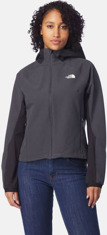 The North Face Athletic Outdoor Hoodie Softshell Jas Dames Grijs