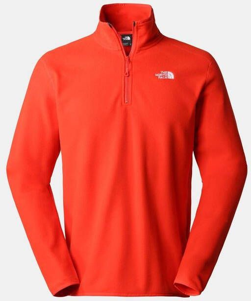 The North Face M 100 Glacier 1/4 Zip Rood
