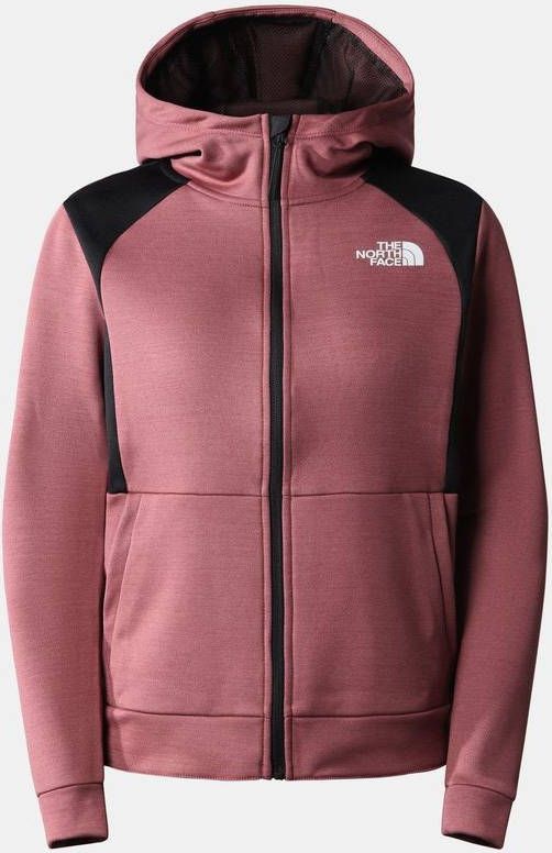 The North Face Mountain Athletics Full Zip Fleece Dames Rood