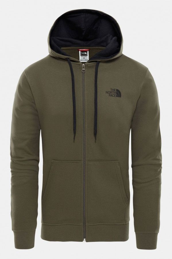 The North Face Open Gate FullZip Hoodie Donkergroen