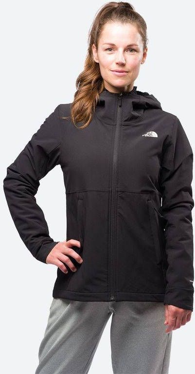 The North Face Shelbe Raschel Softshell Hoodie Dames Zwart