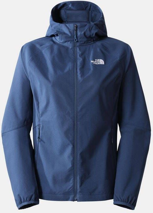 The North Face Softshell Dames Nimble Hoodie Blauw