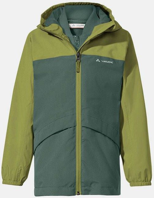 Vaude Escape 3 in 1 Jas Junior Groen