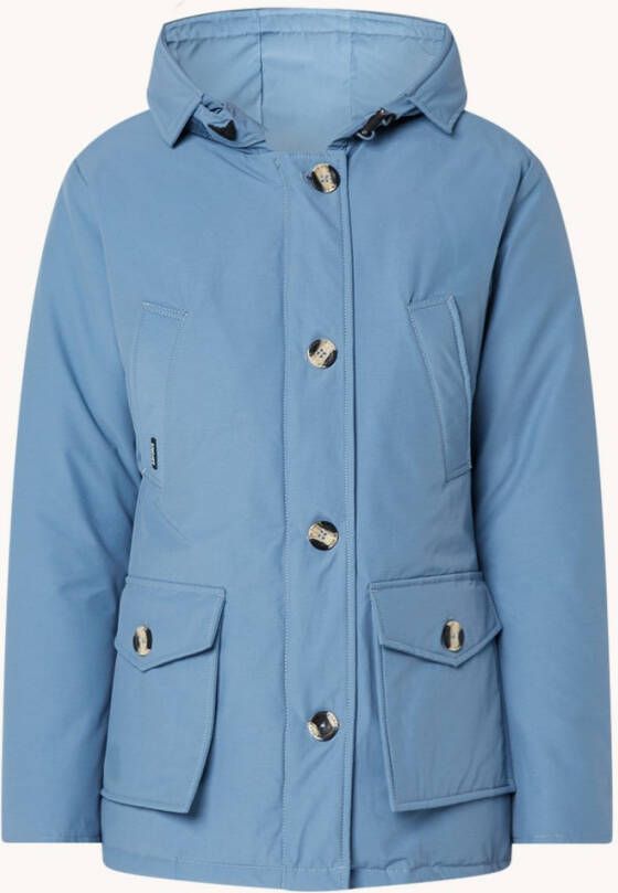 Airforce Gewatteerde parka met klepzakken en capuchon