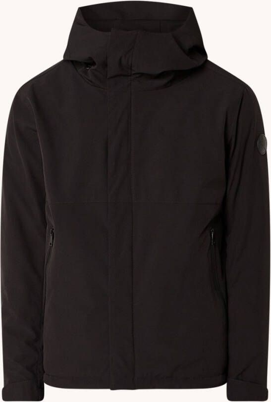 Airforce Silverston gewatteerde parka met ritszakken en capuchon