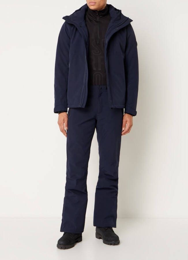 Airforce Silverston gewatteerde parka met ritszakken en capuchon