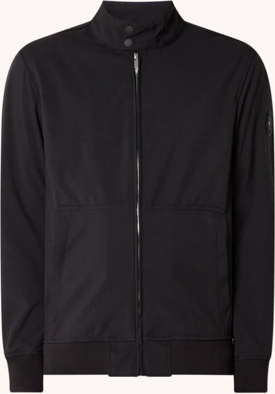 Airforce Softshell jack met opstaande kraag