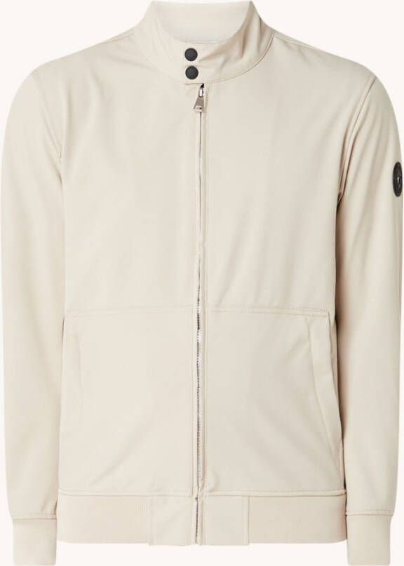 Airforce Softshell jack met opstaande kraag