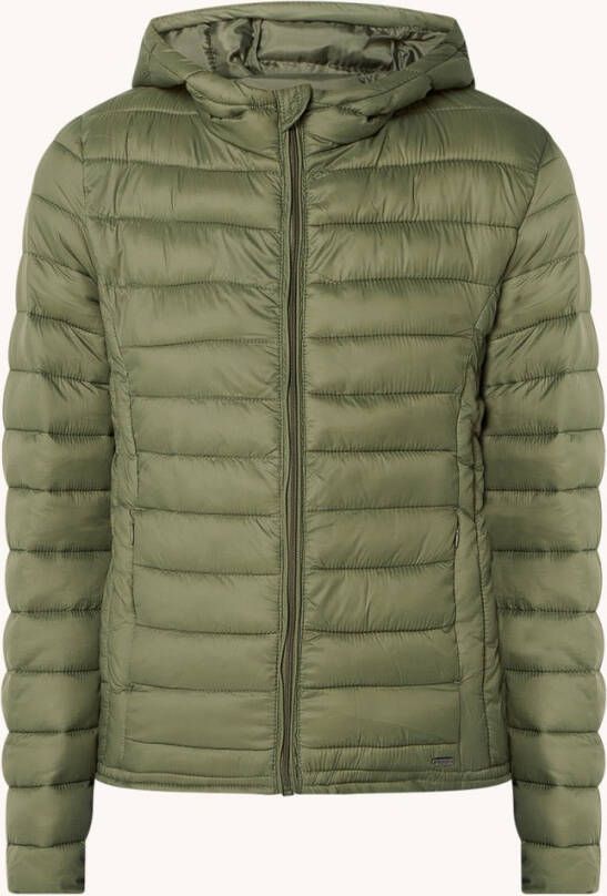 America Today Jacky Hood gewatteerd jack met ritszakken en capuchon