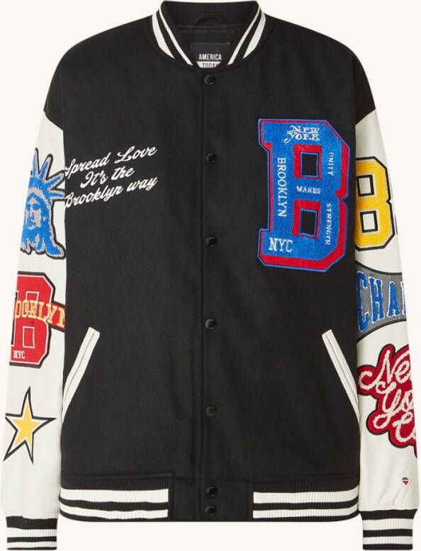 America Today Jovi bomberjack met logoborduring en backprint