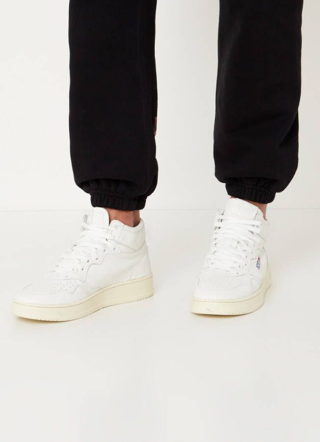 Autry Medaillewinnaar mid top sneakers , Wit, Heren