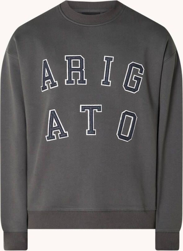 Axel Arigato Legend sweater van biologisch katoen met logoborduring
