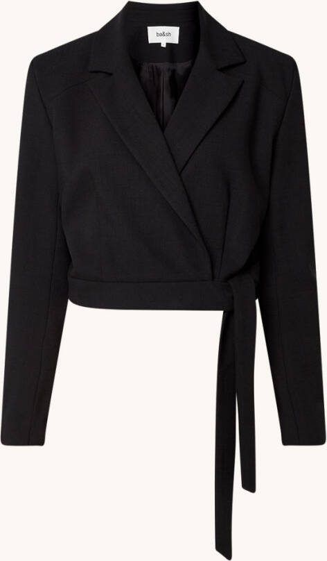 BA&SH Etsa cropped blazer met gestrikt detail