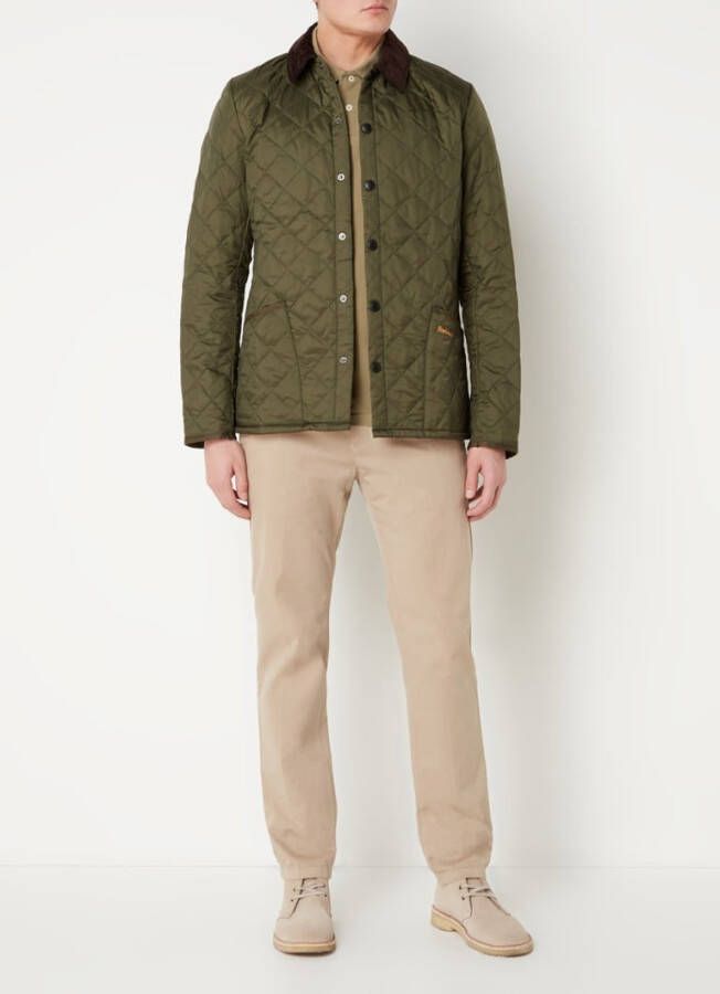 Barbour Heritage Liddesdale gewatteerd jasje , Groen, Heren