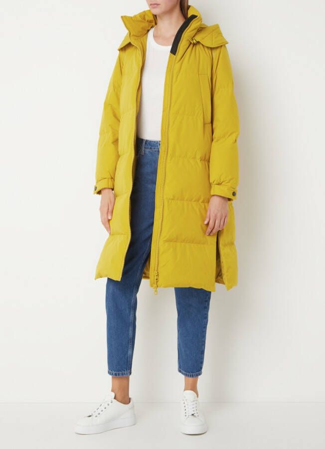Benetton Longline gewatteerde jas met donsvulling en afneembare mouwen