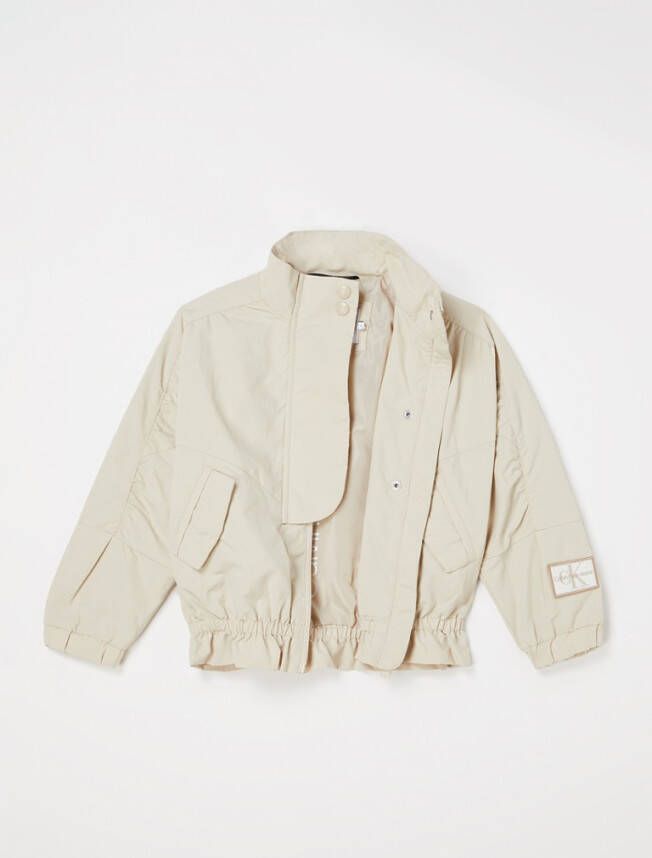 Calvin Klein Utility bomberjack met ruches