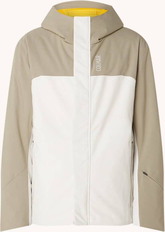 Colmar Gewatteerde softshell ski jas met afneembare capuchon en ritszakken