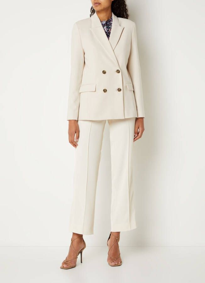 Dante 6 Minta double breasted blazer met klepzakken