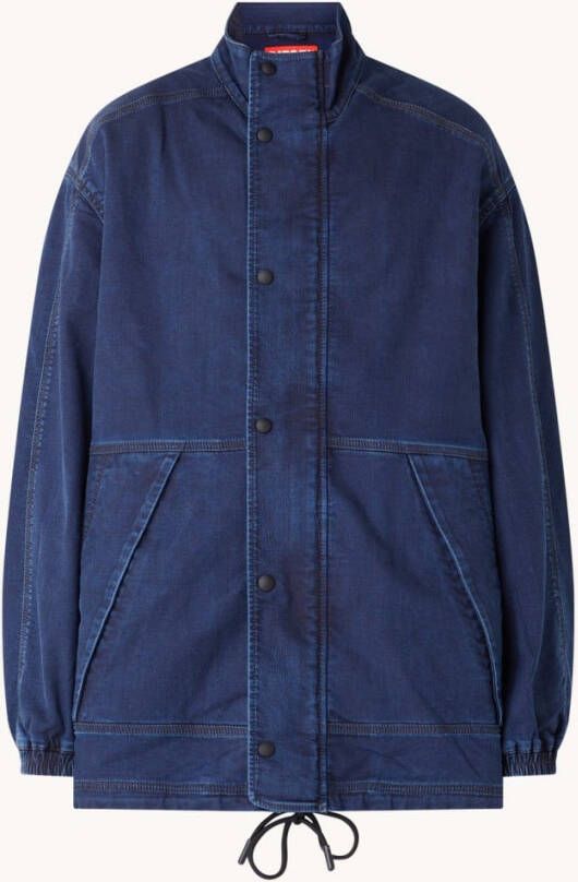 Diesel D Rodney oversized spijkerjas in lyocellblend met steekzakken