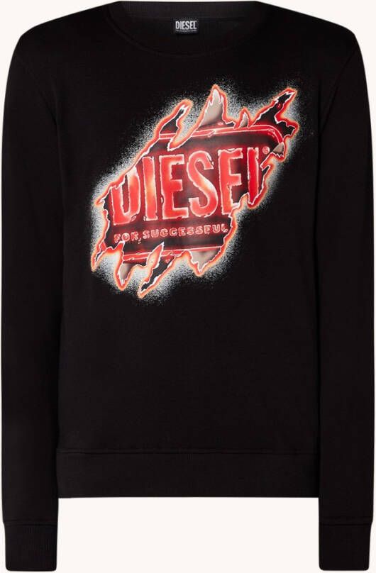 Diesel S give e9 sweatshirt , Zwart, Heren