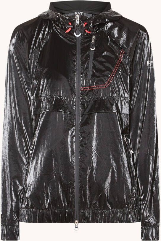 Emporio Armani Windjack met ritszakken en logo