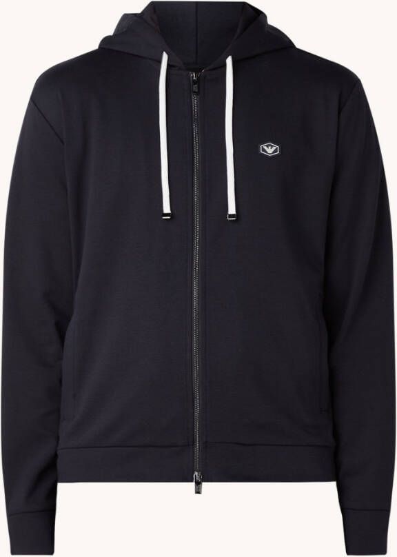 Emporio Armani 8n1mg01jbtz0920 katoen sweatshirt , Blauw, Heren