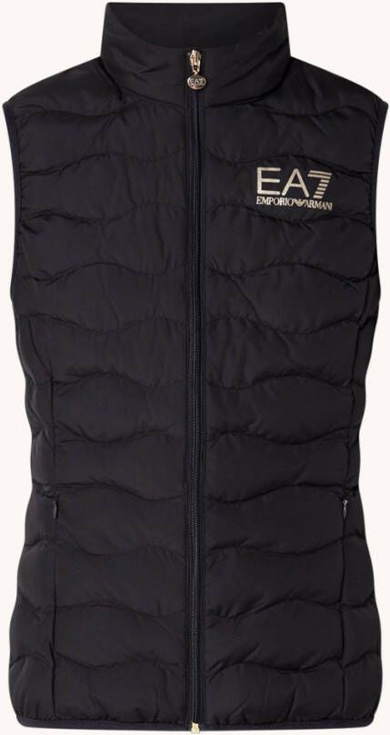 Emporio Armani Gewatteerde bodywarmer met quilt patroon en ritszakken