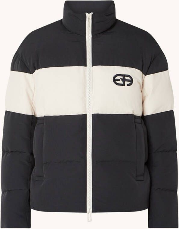 Emporio Armani Puffer jack met donsvulling en steekzakken