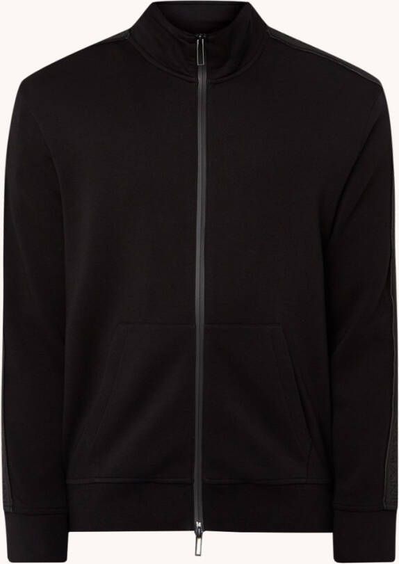 Emporio Armani Sweatshirt met staande kraag , Zwart, Heren
