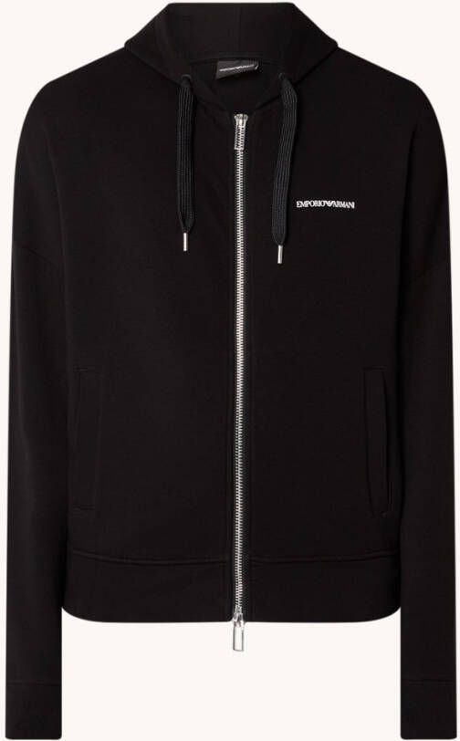 Emporio Armani Sweatvest met logo en steekzakken