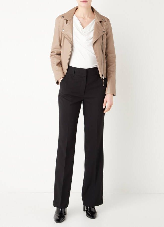 Expresso Bikerjack van leer met ritszakken