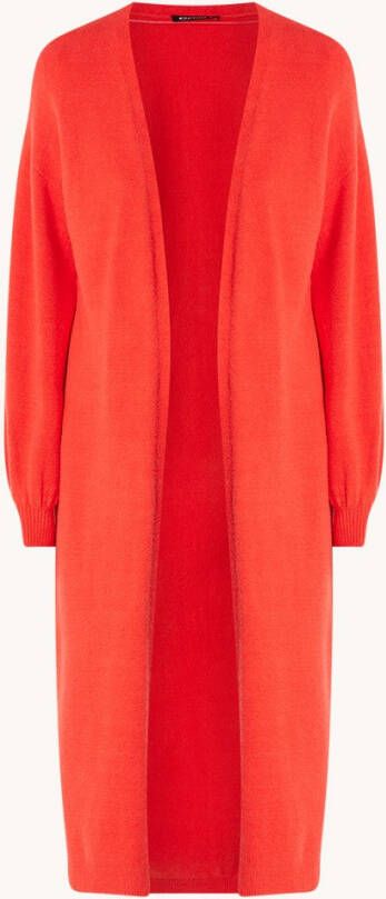 Expresso Longline fijngebreid openvallend vest