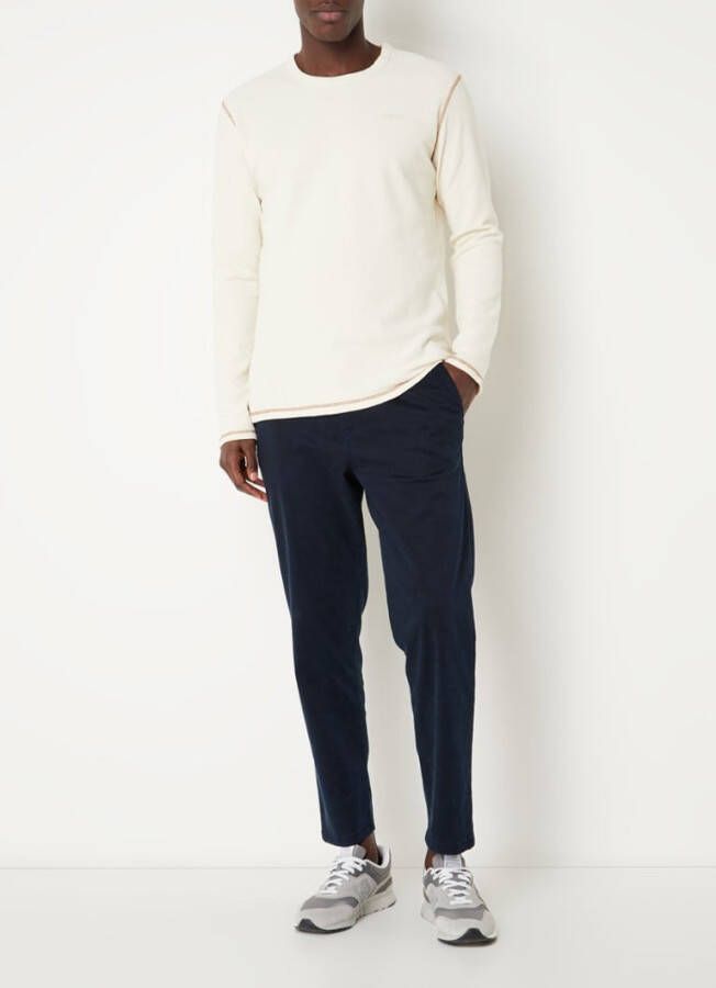 forét foré, t Rocky longsleeve met structuur