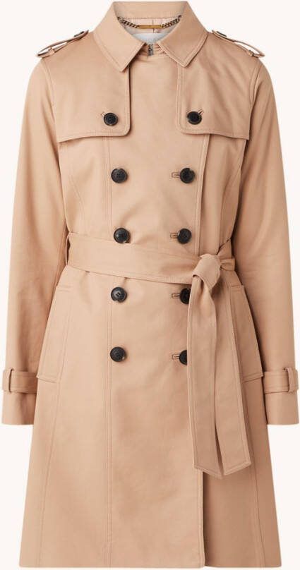 Hobbs Saskia double breasted trenchcoat met steekzakken