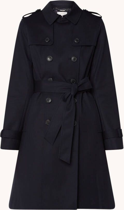 Hobbs Saskia double breasted trenchcoat met steekzakken