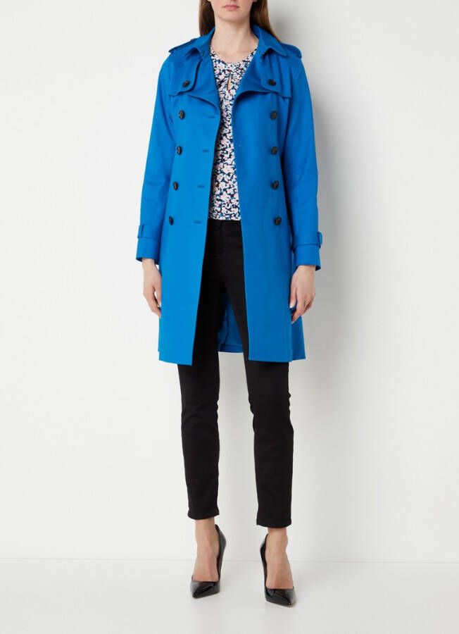 Hobbs Saskia double breasted trenchcoat met strikceintuur