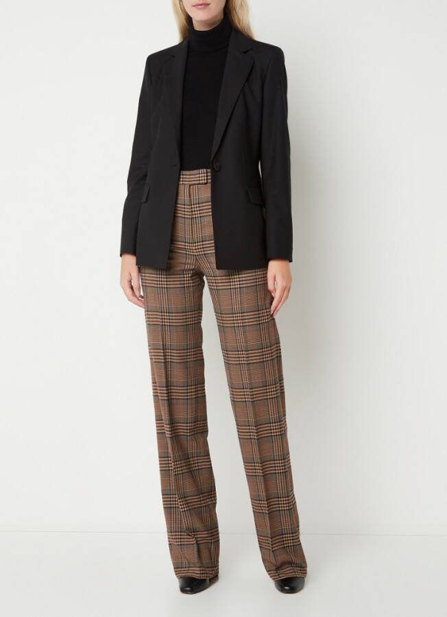 Hugo Boss Atana blazer in wolblend met klepzakken