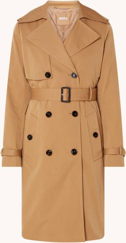 Hugo Boss Trenchcoats & Mantels Bruin Dames