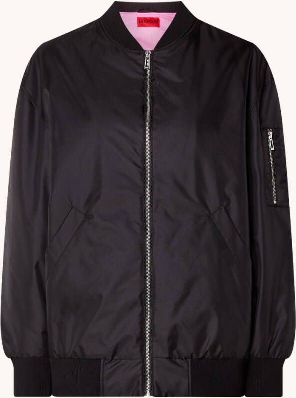 Hugo Boss Fillippa gewatteerde bomberjack met steekzakken