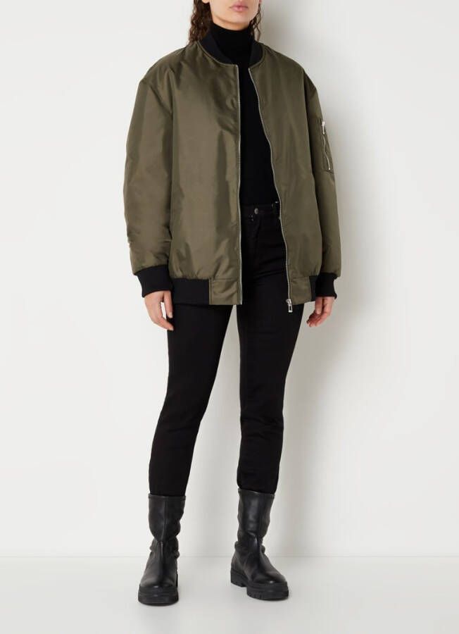 Hugo Boss Fillippa gewatteerde bomberjack met steekzakken