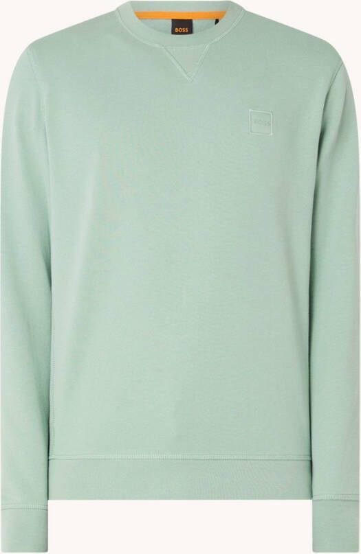Hugo Boss Westart sweater met logoborduring