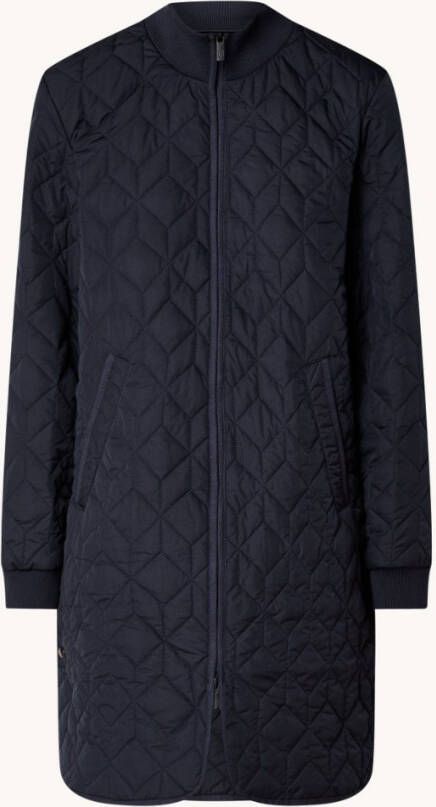 Ilse Jacobsen Gewatteerd jack met quilt patroon en steekzakken