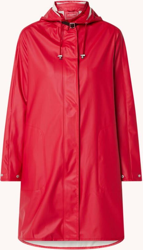 Ilse Jacobsen Rain71 regenjas met afneembare capuchon en steekzakken